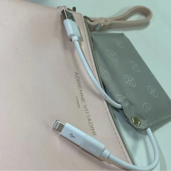 Adrienne Vittadini Soft Pink Wristlet Clutch - Picture 5 of 12